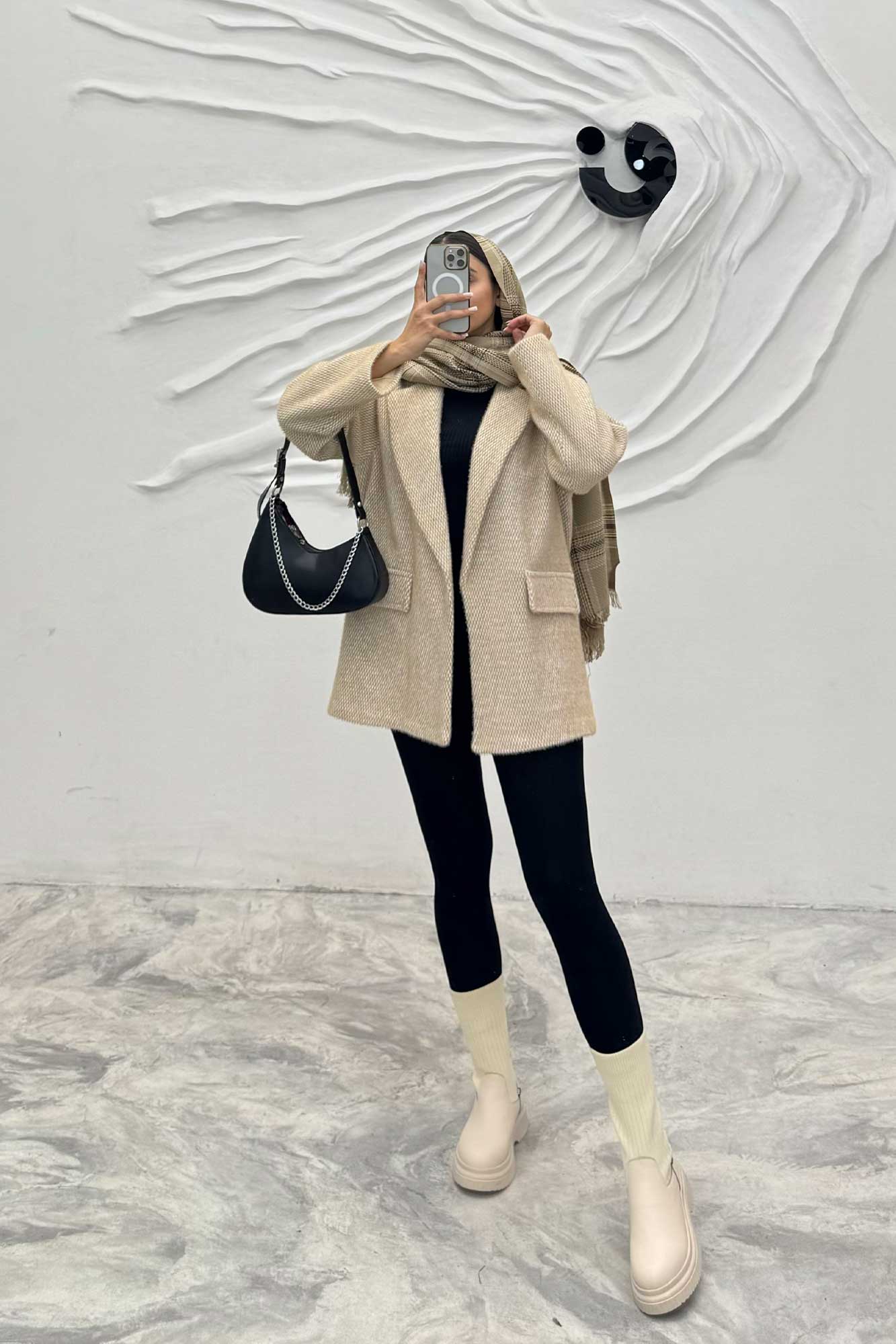 پالتو آستردار لمزور جیب نما نیکو