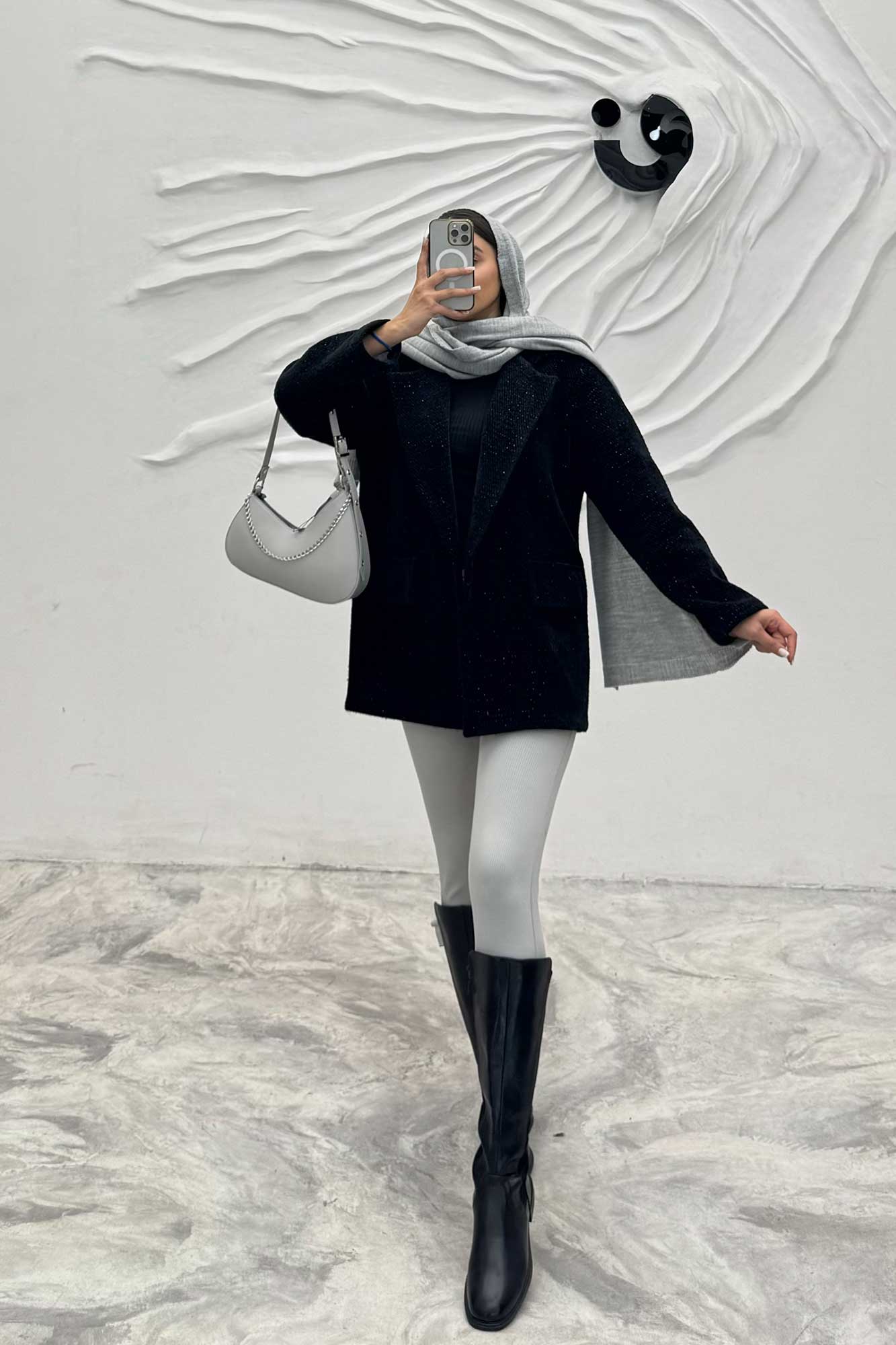 پالتو آستردار لمزور جیب نما نیکو