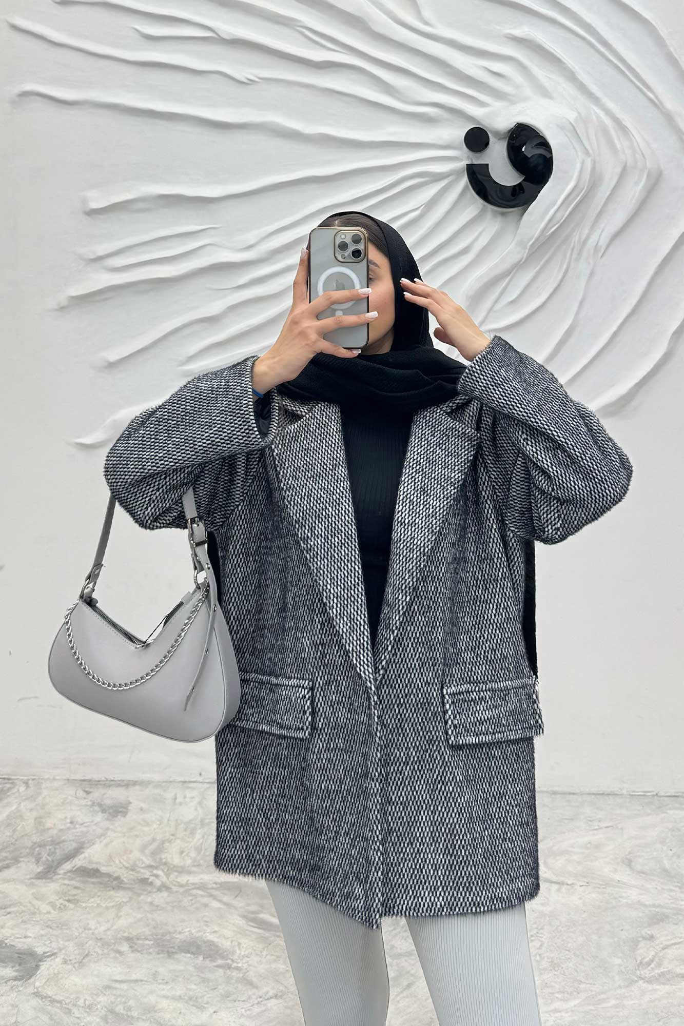 پالتو آستردار لمزور جیب نما نیکو