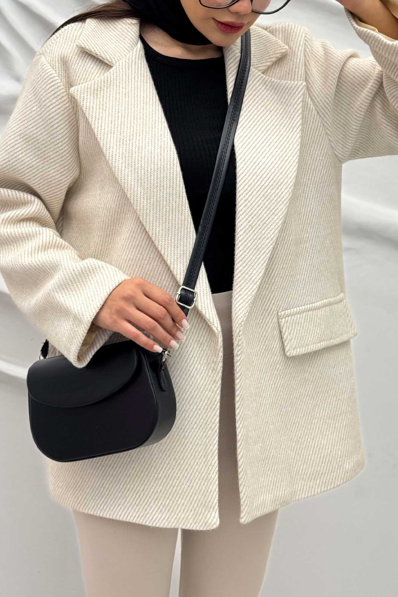 پالتو آستردار لمزور جیب نما نیکو