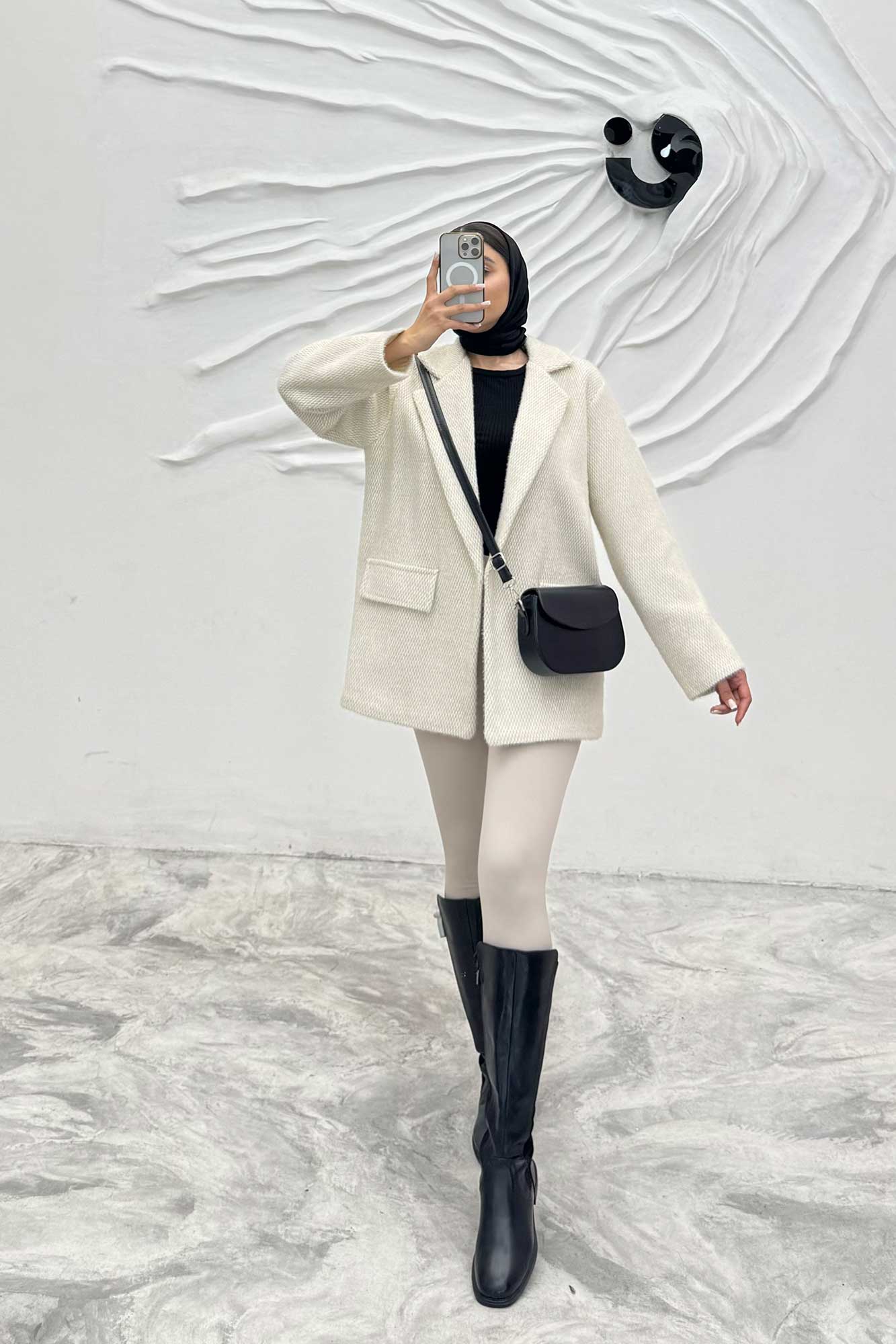 پالتو آستردار لمزور جیب نما نیکو