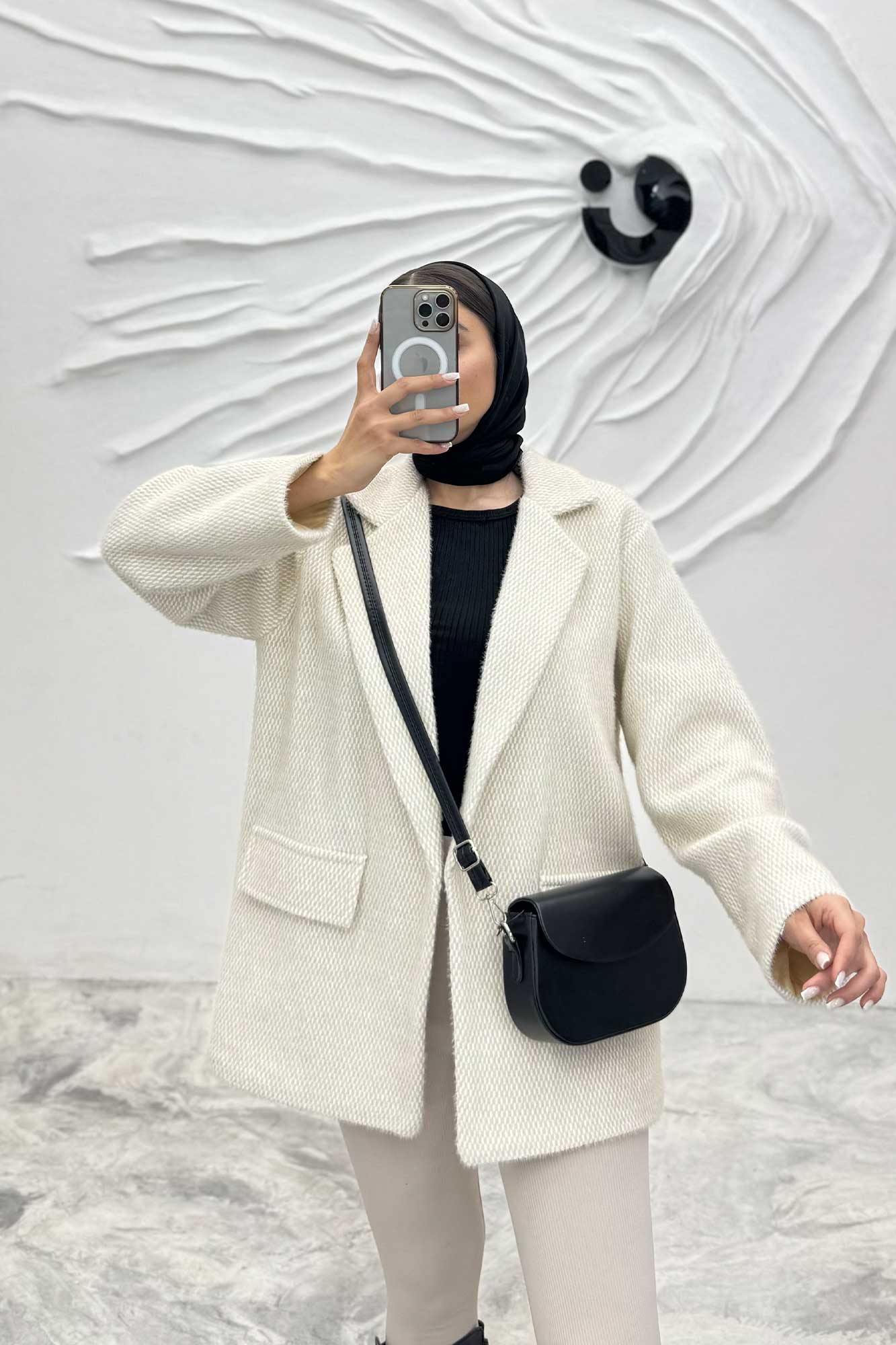 پالتو آستردار لمزور جیب نما نیکو