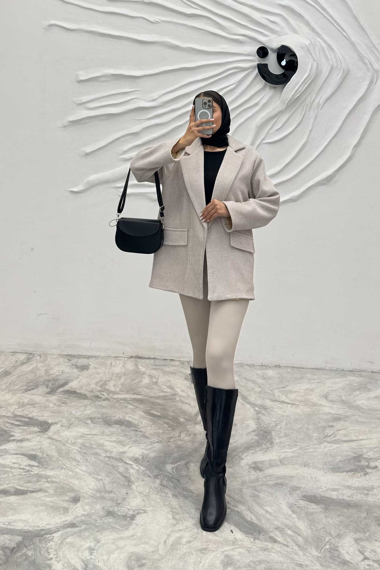 پالتو آستردار لمزور جیب نما نیکو