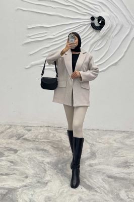 پالتو آستردار لمزور جیب نما نیکو