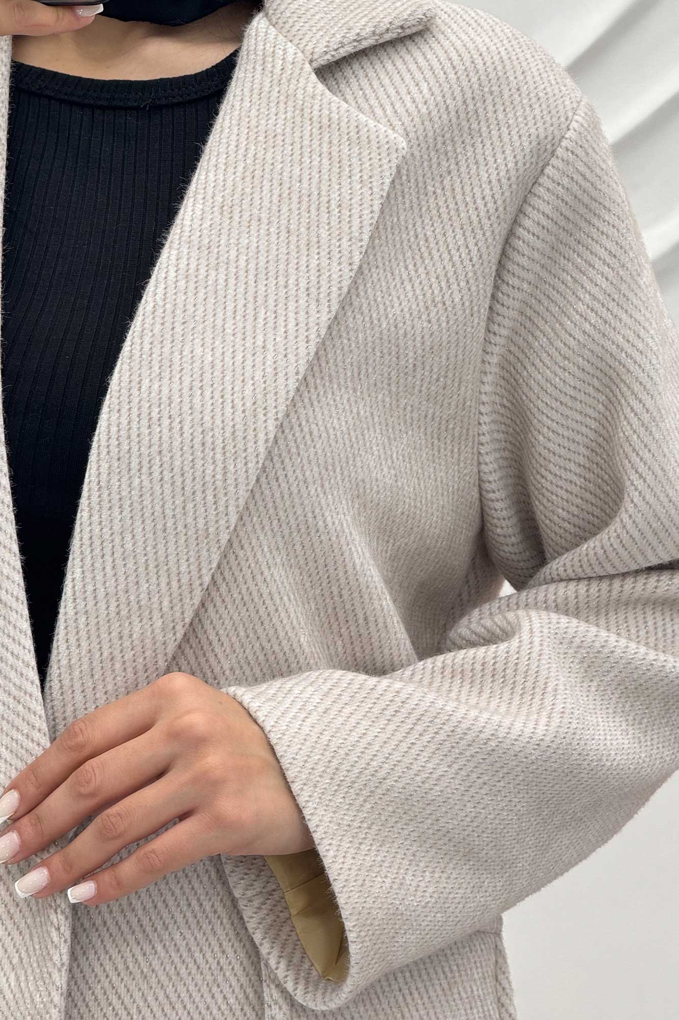 پالتو آستردار لمزور جیب نما نیکو