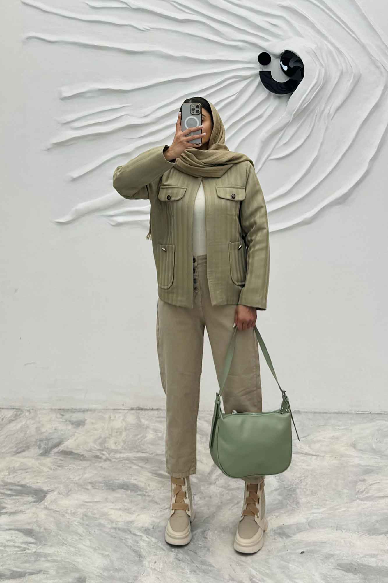 کت چهار جیب فریال یقه سه سانت راه راه