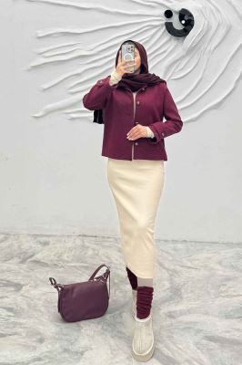 کت توییت پشمی سرآستین بند PAOL