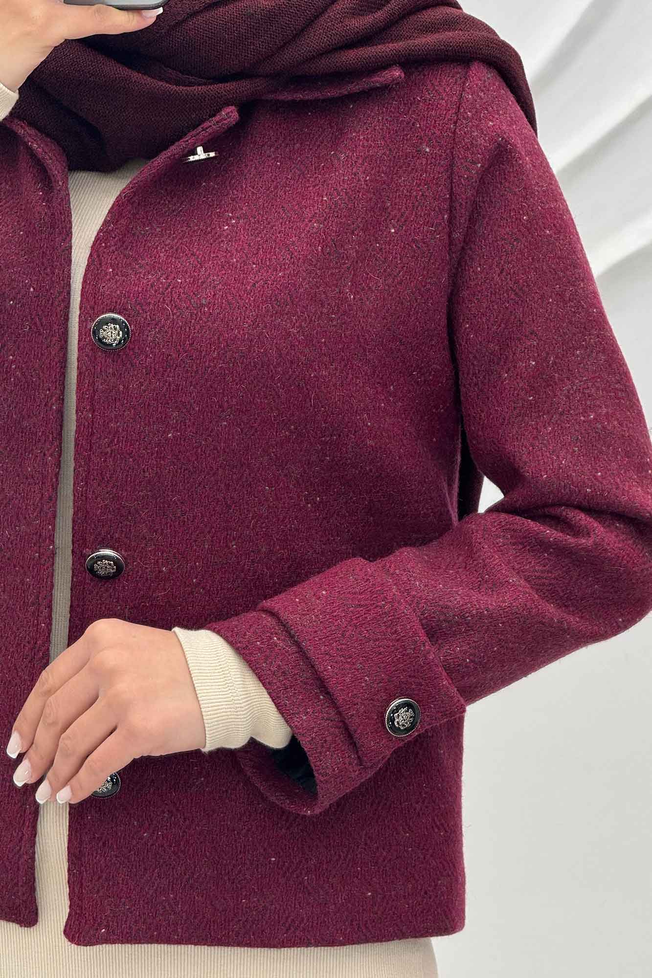 کت توییت پشمی سرآستین بند PAOL