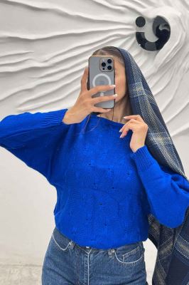 بلوز کراپ طرح پروانه AF