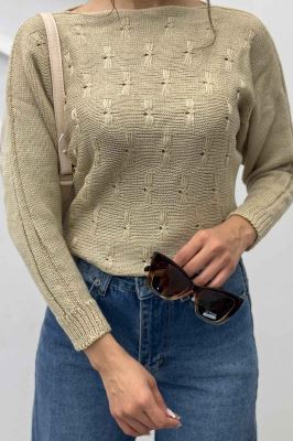 بلوز کراپ طرح پروانه AF