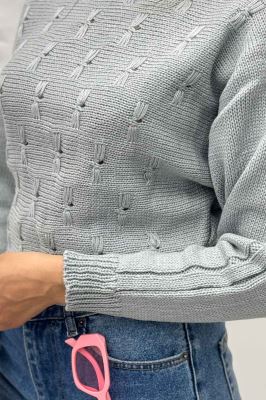 بلوز کراپ طرح پروانه AF