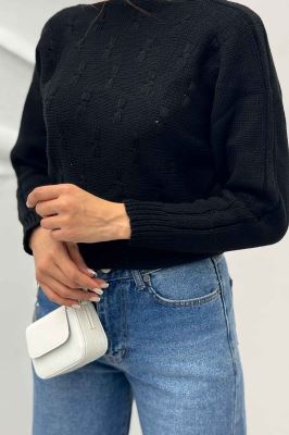 بلوز کراپ طرح پروانه AF