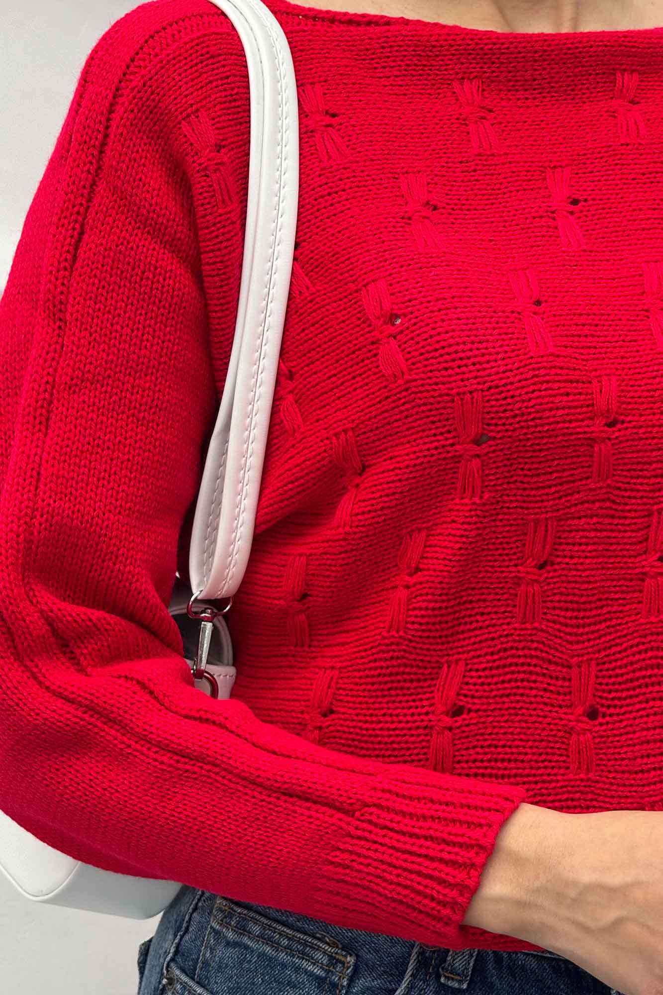 بلوز کراپ طرح پروانه AF