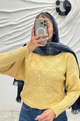 بلوز کراپ طرح پروانه AF