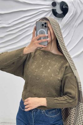 بلوز کراپ طرح پروانه AF