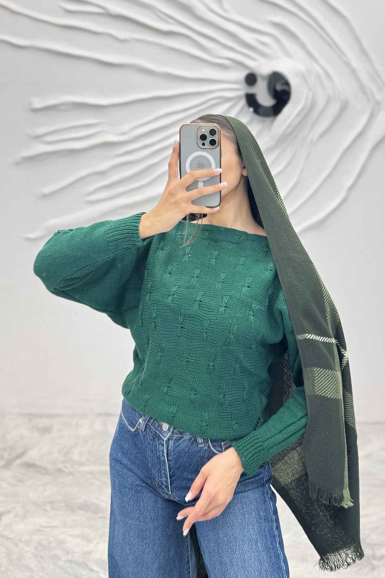 بلوز کراپ طرح پروانه AF