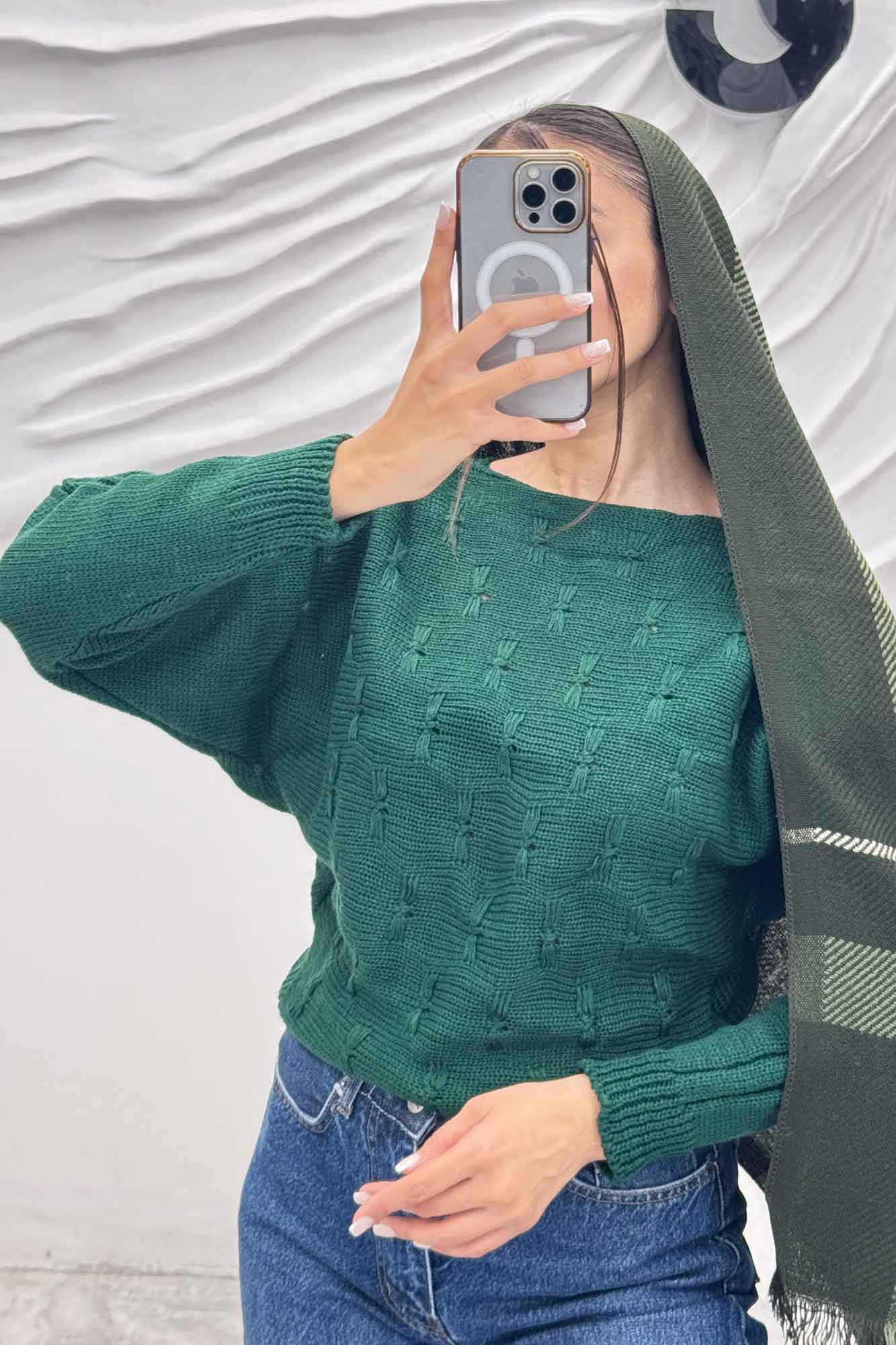 بلوز کراپ طرح پروانه AF