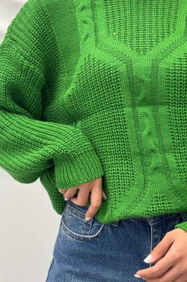 بلوز بافت مارپیچ لوزی AF