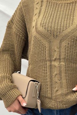 بلوز بافت مارپیچ لوزی AF