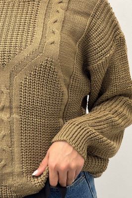 بلوز بافت مارپیچ لوزی AF