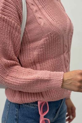 بلوز بافت مارپیچ لوزی AF