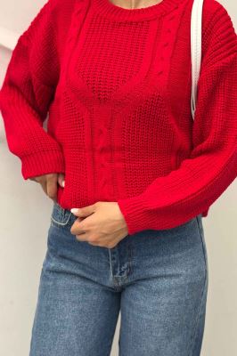 بلوز بافت مارپیچ لوزی AF