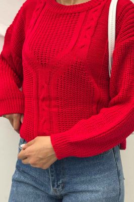 بلوز بافت مارپیچ لوزی AF