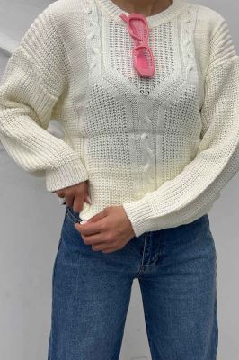 بلوز بافت مارپیچ لوزی AF