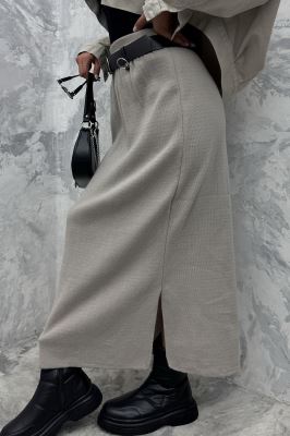 دامن بلند بافت زنانه