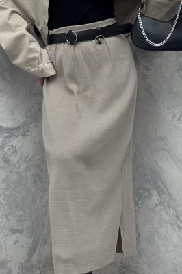 دامن بلند بافت زنانه