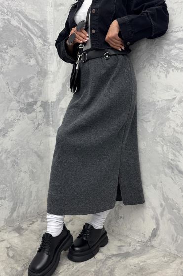 دامن بلند بافت زنانه