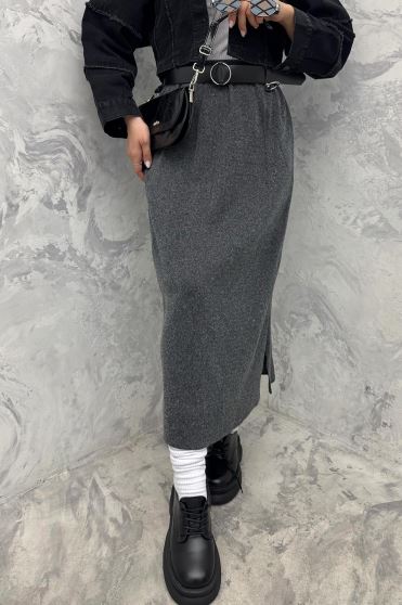 دامن بلند بافت زنانه