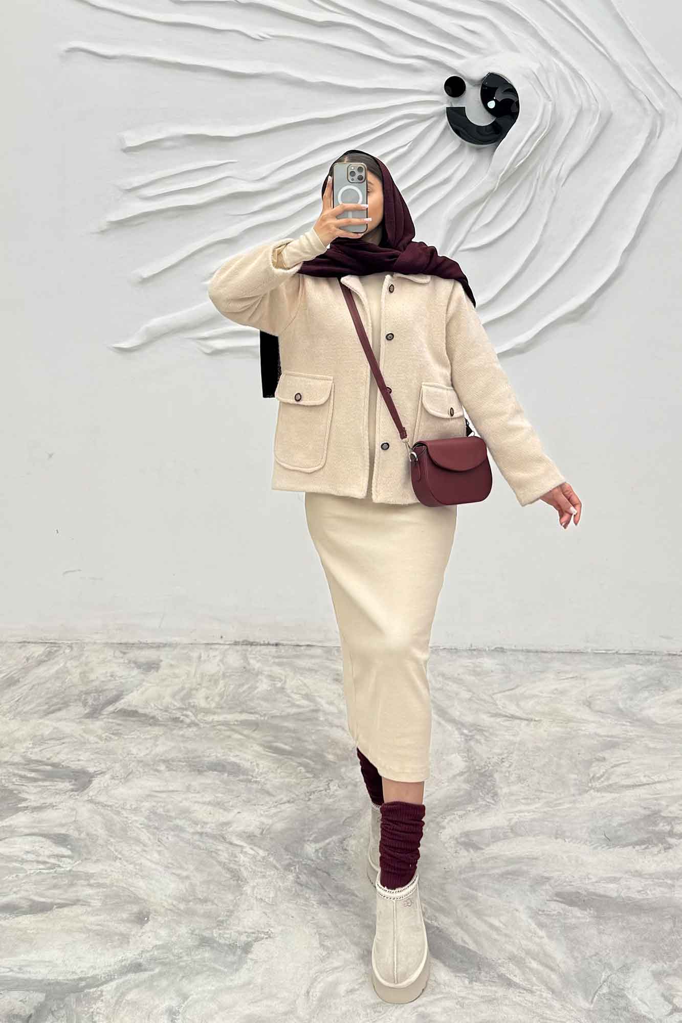 کت دو جیب پاکتی لمزور آستردار HONEY