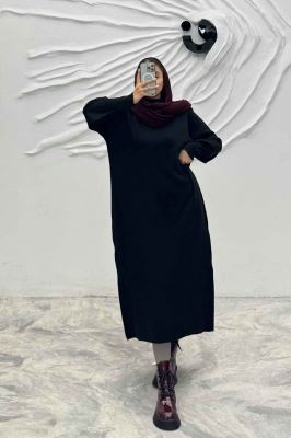 کفتان بلند بافت یقه سه سانت مچ کش