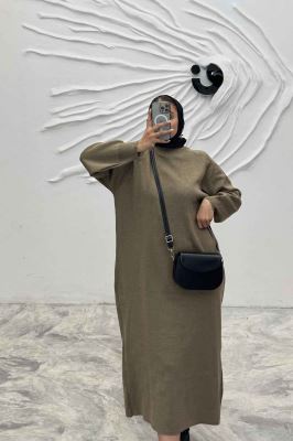 کفتان بلند بافت یقه سه سانت