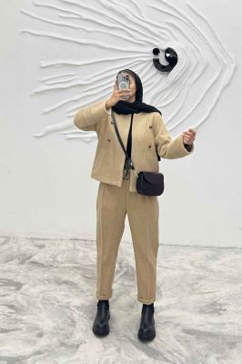 کت لمزور چهار دکمه خرجکار هانیس