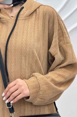 کفتان مراکشی کلاهدار بغل چاک دار