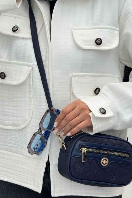 کت چهار جیب فریال راه راه ارکیده