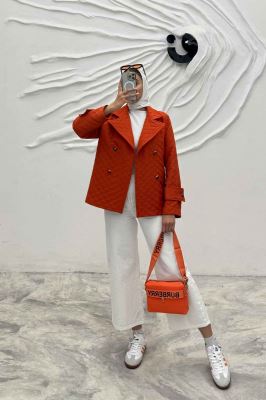 کت یقه انگلیسی فریال چهار دکمه امیلیا