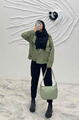 کت فیتیله زنبوری تک جیب پاکتی