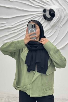 کت فیتیله زنبوری تک جیب پاکتی