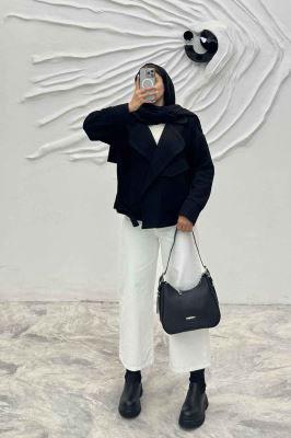 کت فیتیله زنبوری تک جیب پاکتی