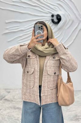 کت لمزور آبرنگی چهار جیب colorido