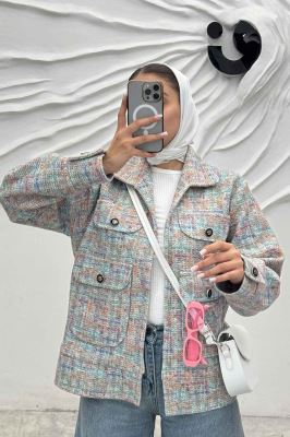 کت لمزور آبرنگی چهار جیب colorido