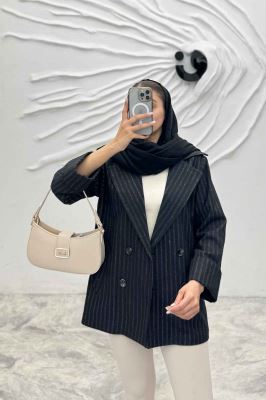 پالتو توییت پشمی آستردار مچ برگردان