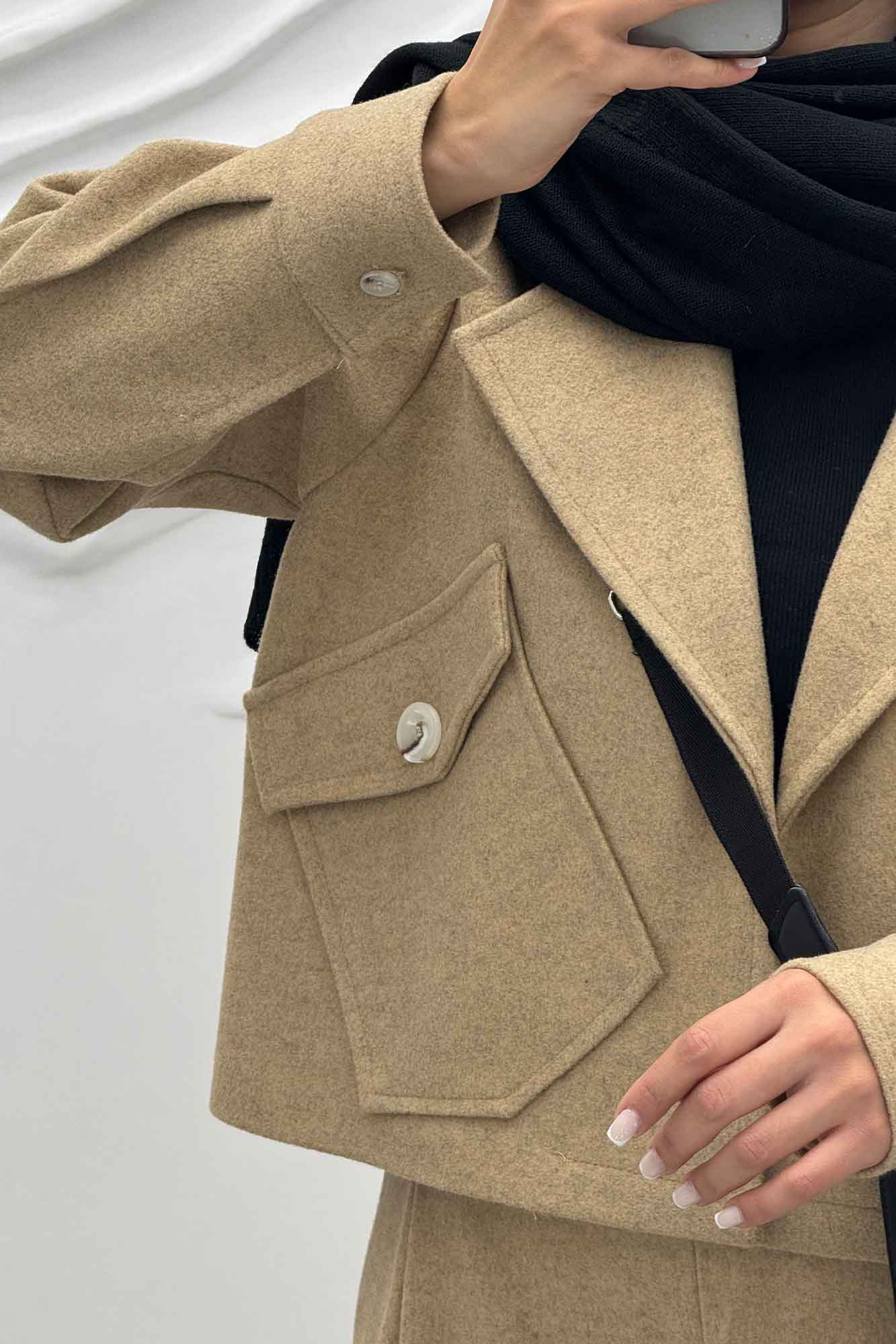 کت فوتر دو جیب ترنگ