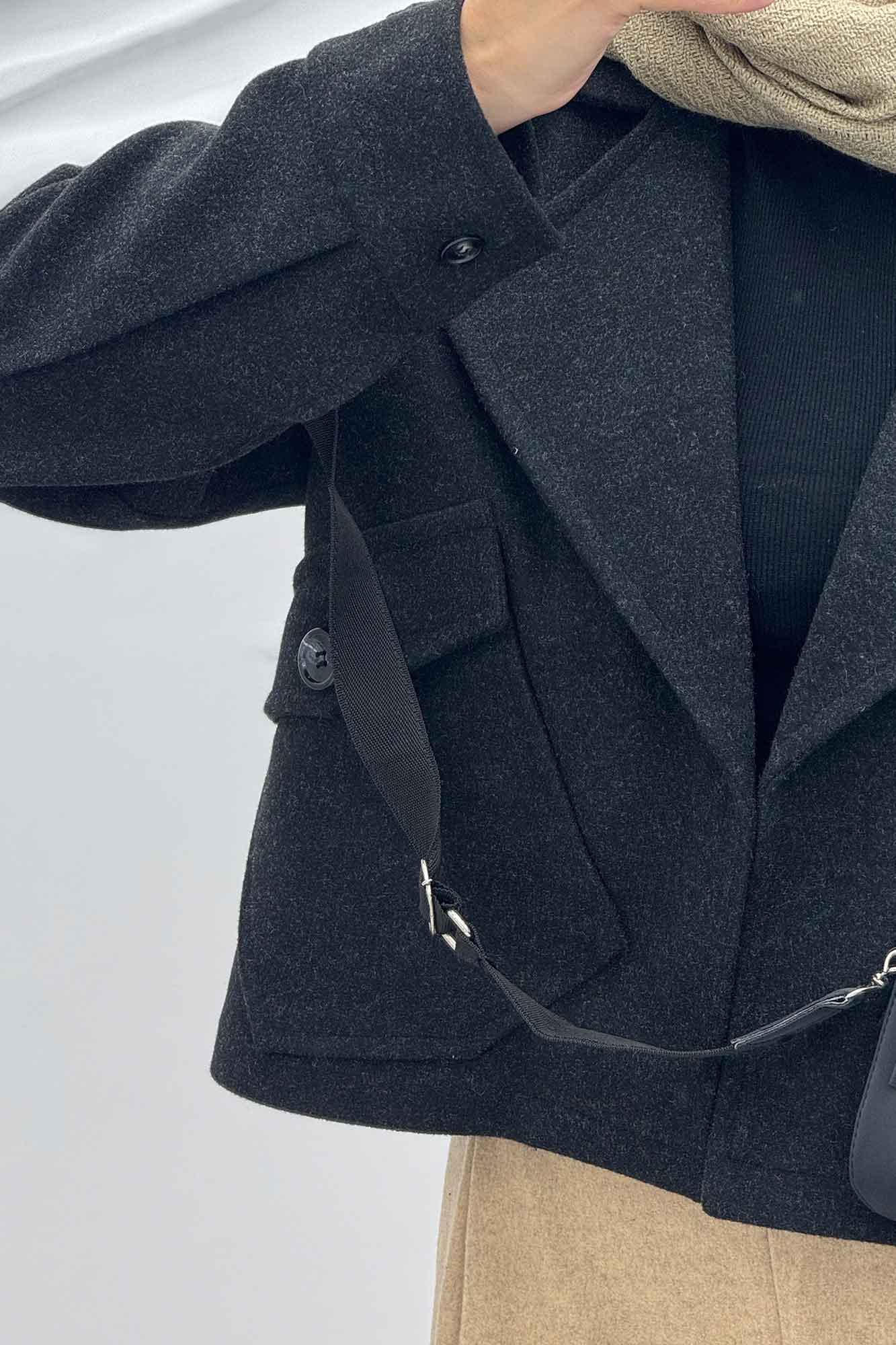 کت فوتر دو جیب ترنگ