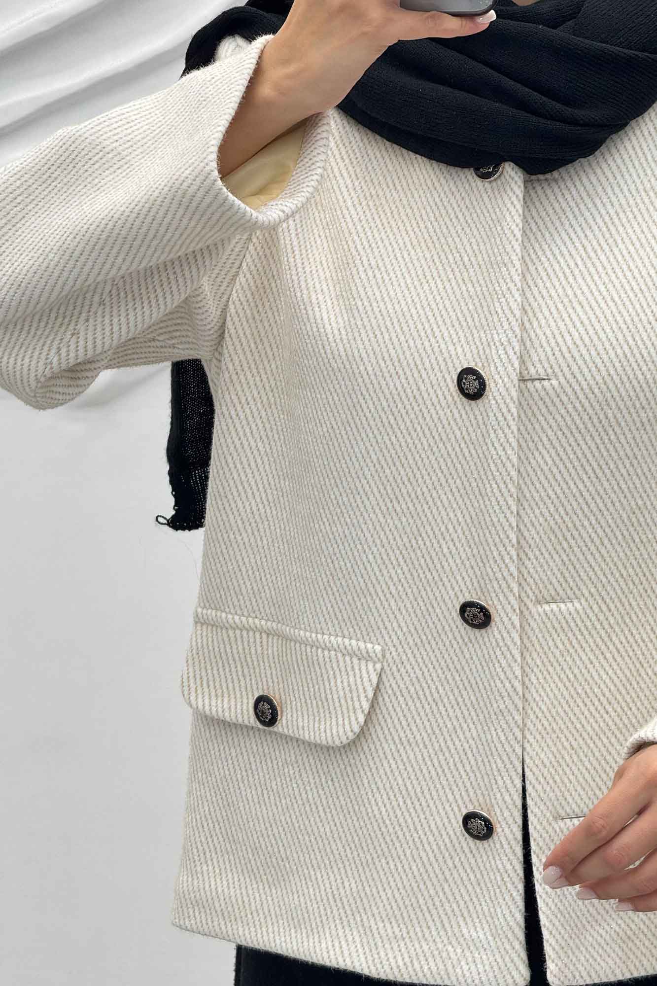 کت لمزور آستردار طرح جیب آرنیکا