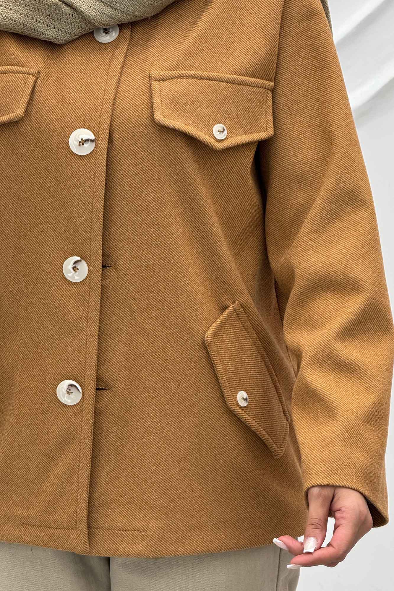 کت فوتر جناقی چهار در جیب آستردار ماهین