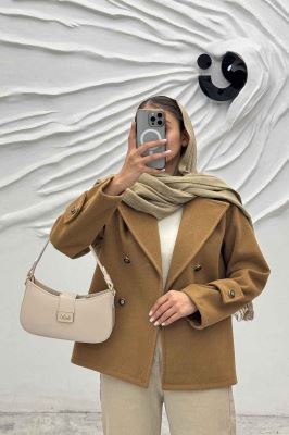 پالتو یقه انگلیسی پهن فوتر جناقی